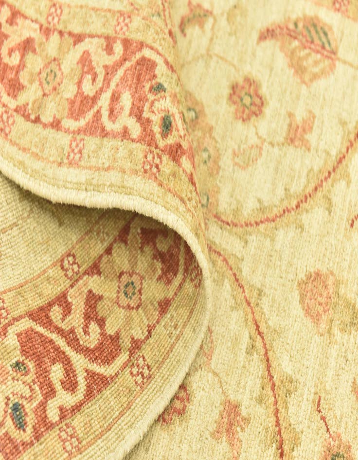 Detail image of  2' 8 x 9' 7  Hand Knotted Peshawar Ziegler Runner Rug