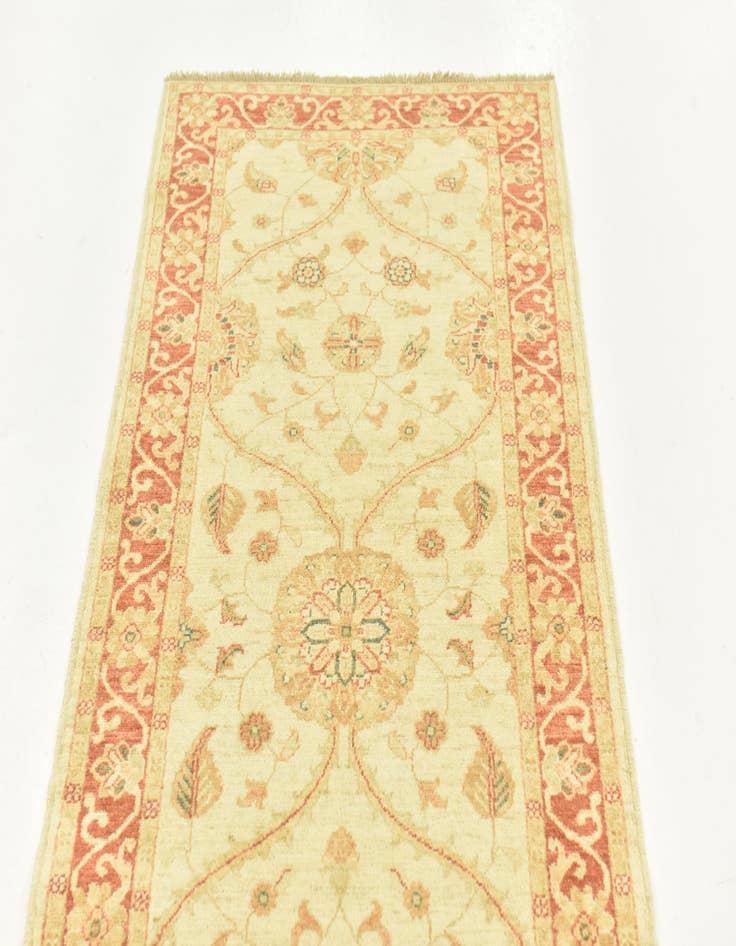 Detail image of  2' 8 x 9' 7  Hand Knotted Peshawar Ziegler Runner Rug