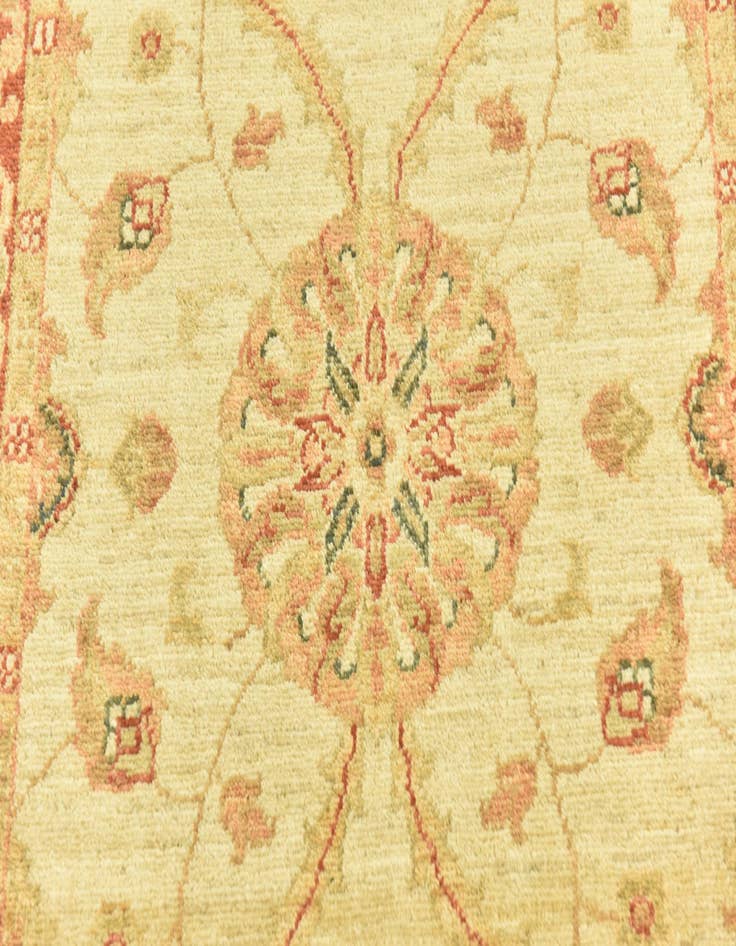 Detail image of  2' 8 x 9' 7  Hand Knotted Peshawar Ziegler Runner Rug