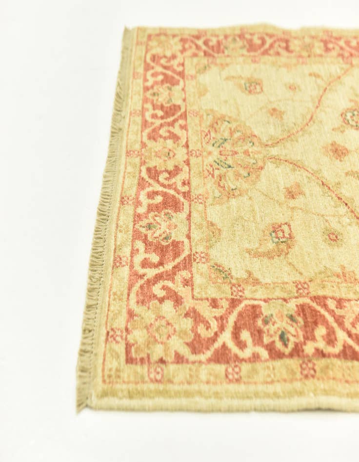 Detail image of  2' 8 x 9' 7  Hand Knotted Peshawar Ziegler Runner Rug