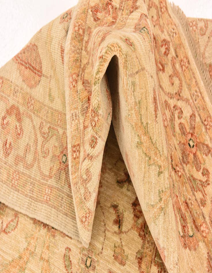 Detail image of  2' 10 x 9' 7  Hand Knotted Peshawar Ziegler Runner Rug