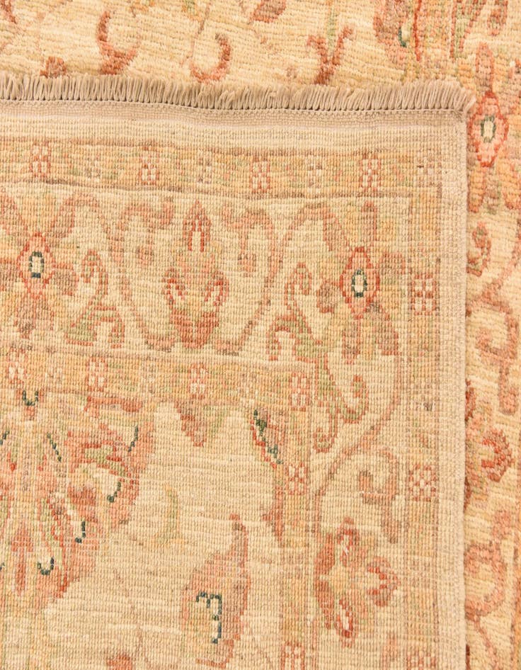 Detail image of  2' 10 x 9' 7  Hand Knotted Peshawar Ziegler Runner Rug