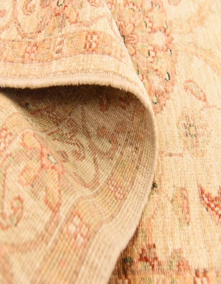 Detail image of  2' 10 x 9' 7  Hand Knotted Peshawar Ziegler Runner Rug