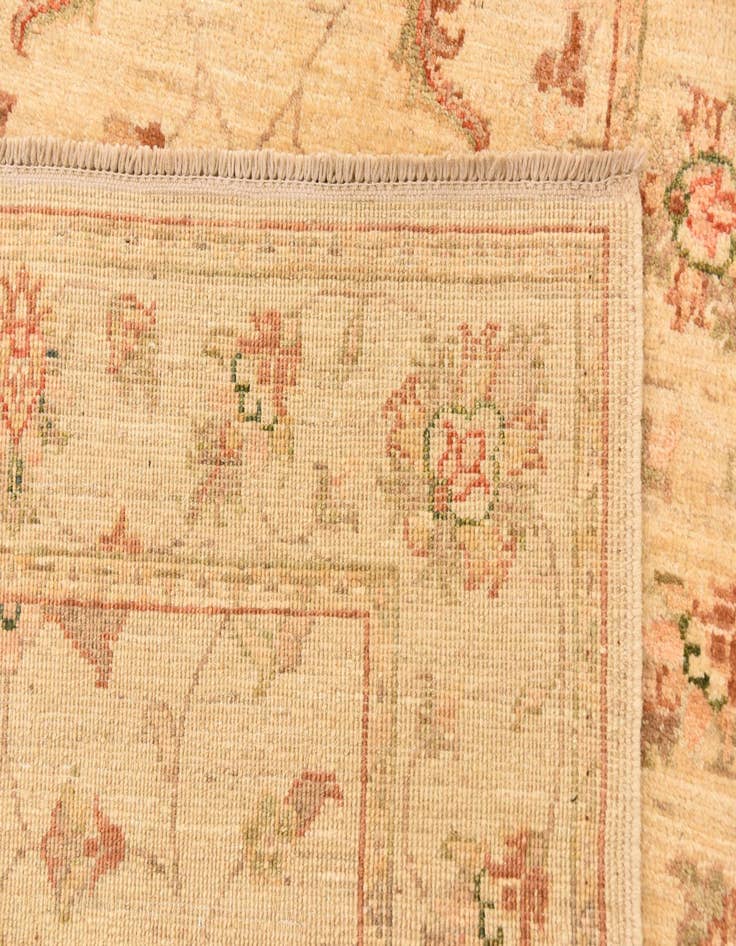 Detail image of  3' x 9' 10  Hand Knotted Peshawar Ziegler Runner Rug