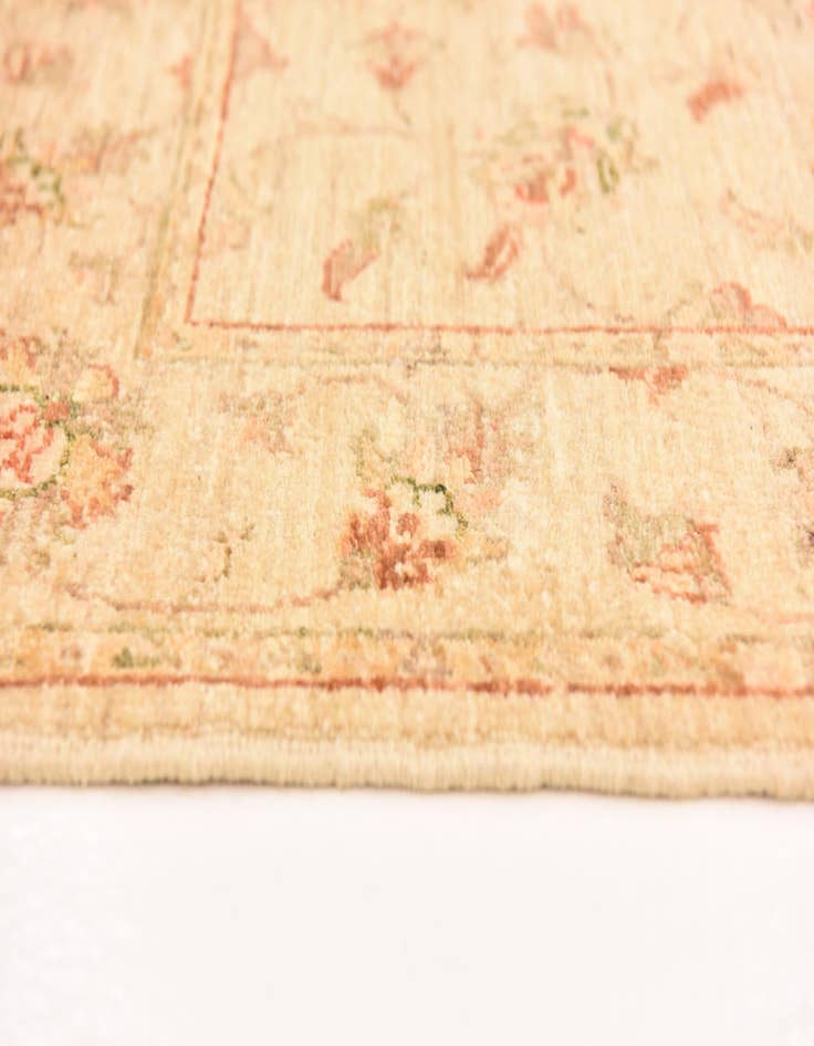 Detail image of  3' x 9' 10  Hand Knotted Peshawar Ziegler Runner Rug