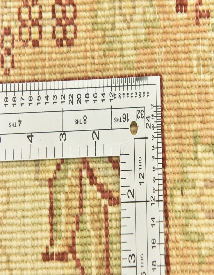 Detail image of  2' 7 x 9' 6  Hand Knotted Peshawar Ziegler Runner Rug