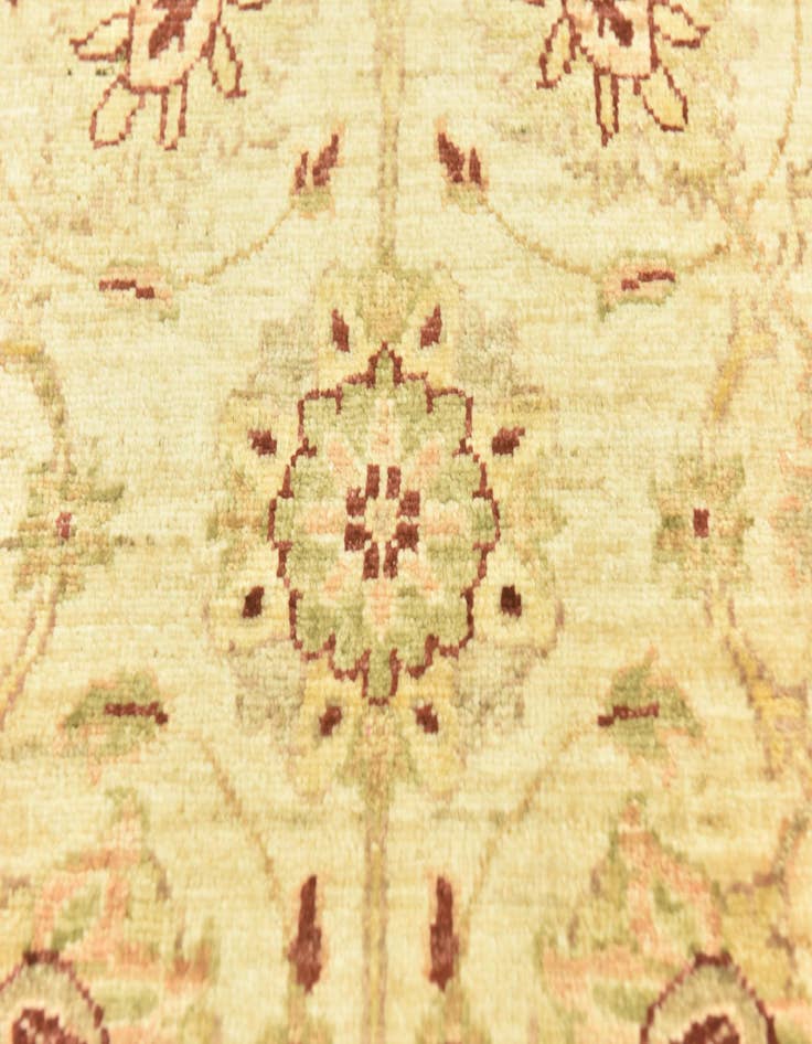 Detail image of  2' 7 x 9' 6  Hand Knotted Peshawar Ziegler Runner Rug
