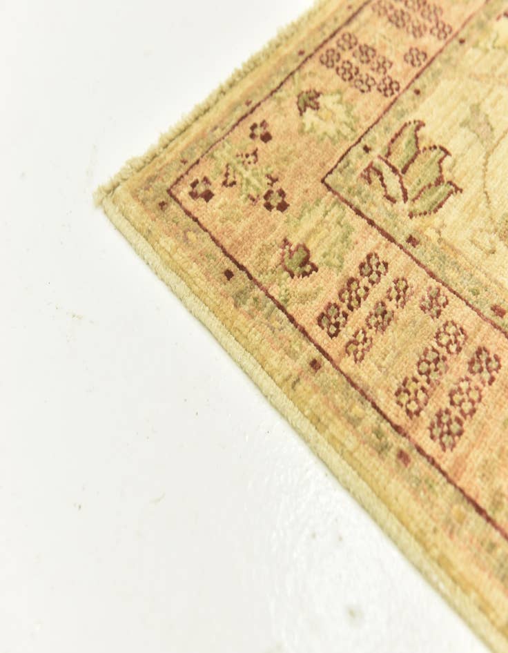 Detail image of  2' 7 x 9' 6  Hand Knotted Peshawar Ziegler Runner Rug