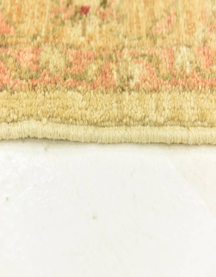 Detail image of  2' 10 x 9' 9  Hand Knotted Peshawar Ziegler Runner Rug