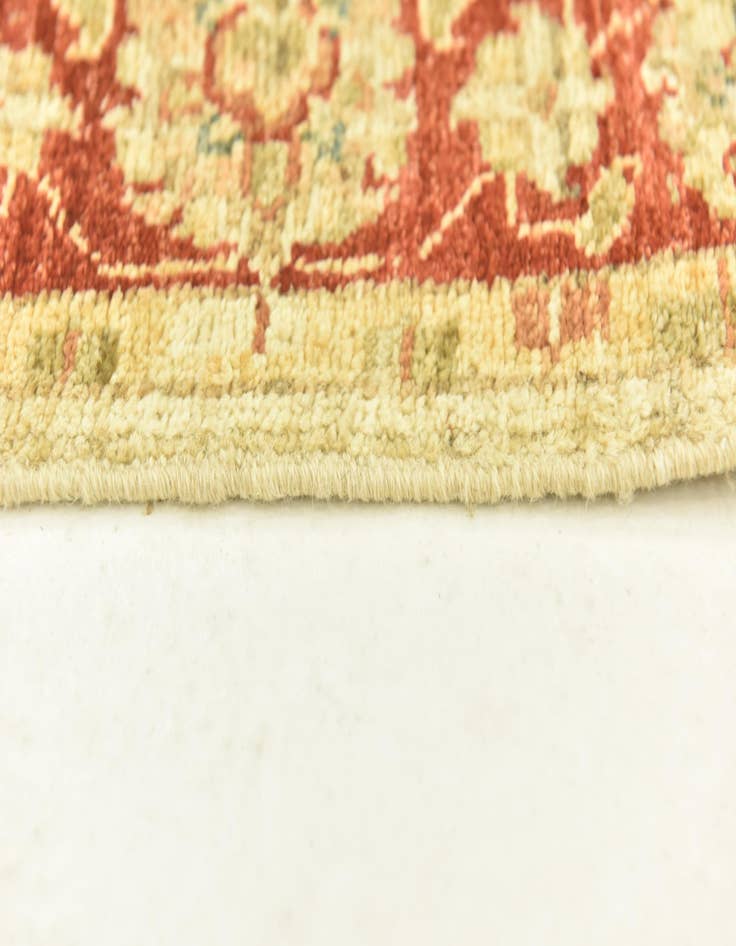 Detail image of  2' 8 x 9' 6  Hand Knotted Peshawar Ziegler Runner Rug