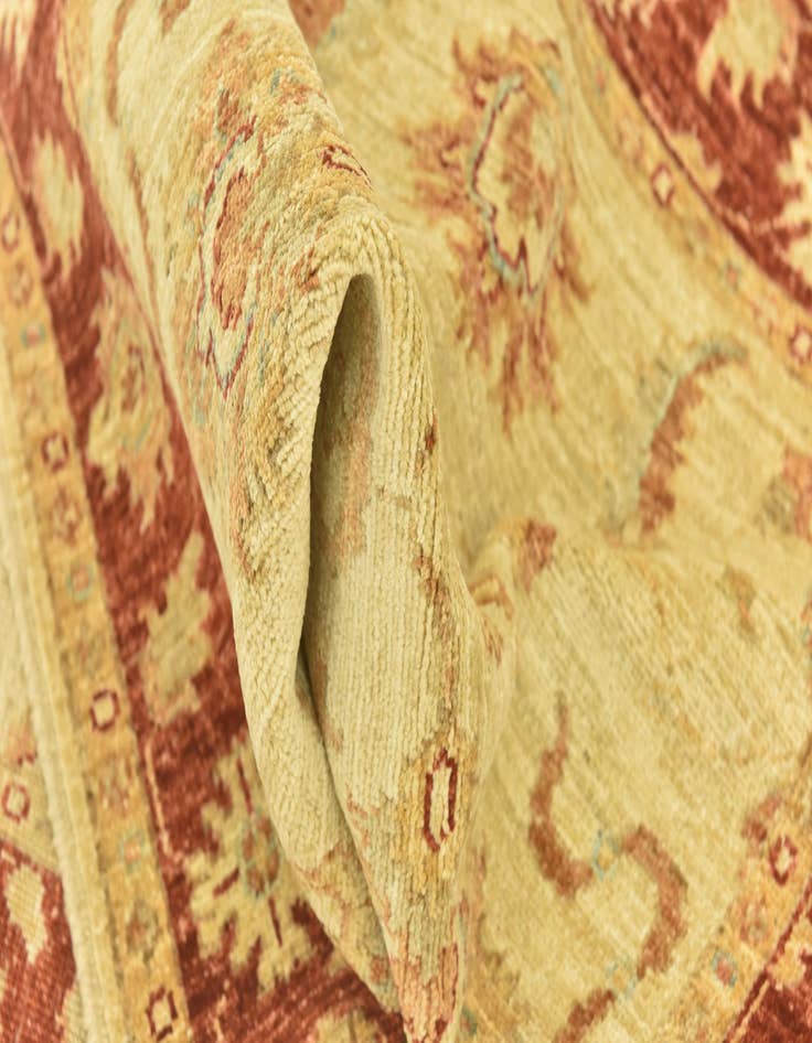 Detail image of  3' 1 x 16' 3  Hand Knotted Peshawar Ziegler Runner Rug