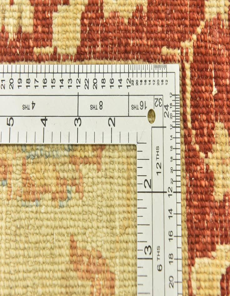 Detail image of  3' 1 x 16' 3  Hand Knotted Peshawar Ziegler Runner Rug