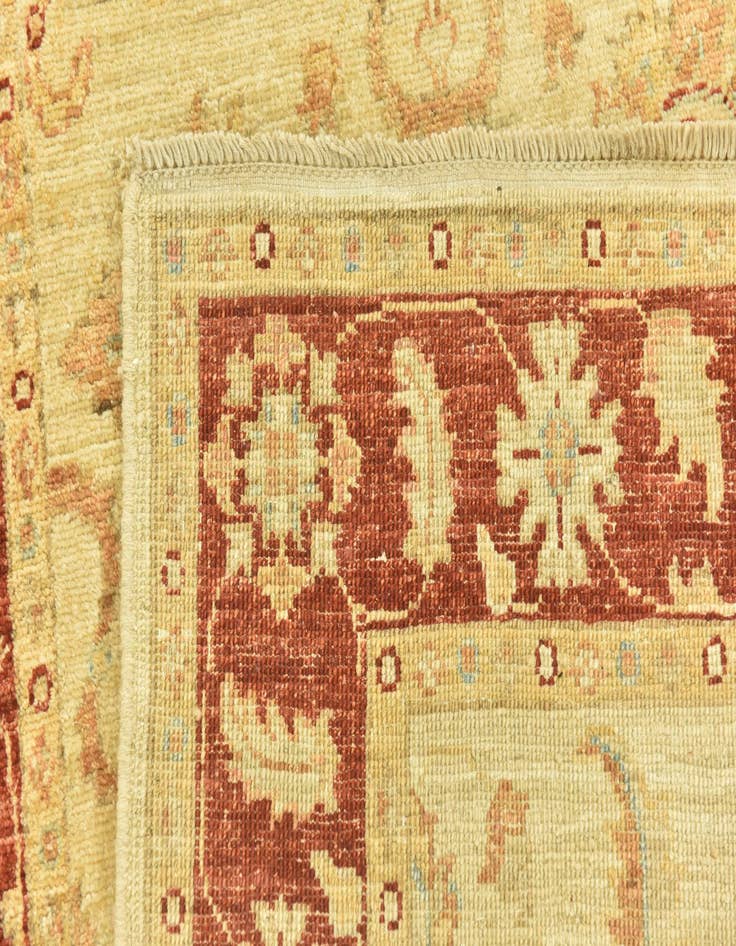 Detail image of  3' 1 x 16' 3  Hand Knotted Peshawar Ziegler Runner Rug