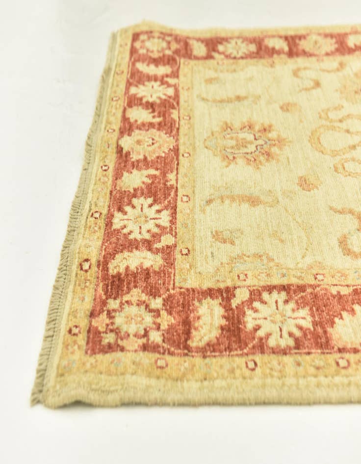 Detail image of  3' 1 x 16' 3  Hand Knotted Peshawar Ziegler Runner Rug