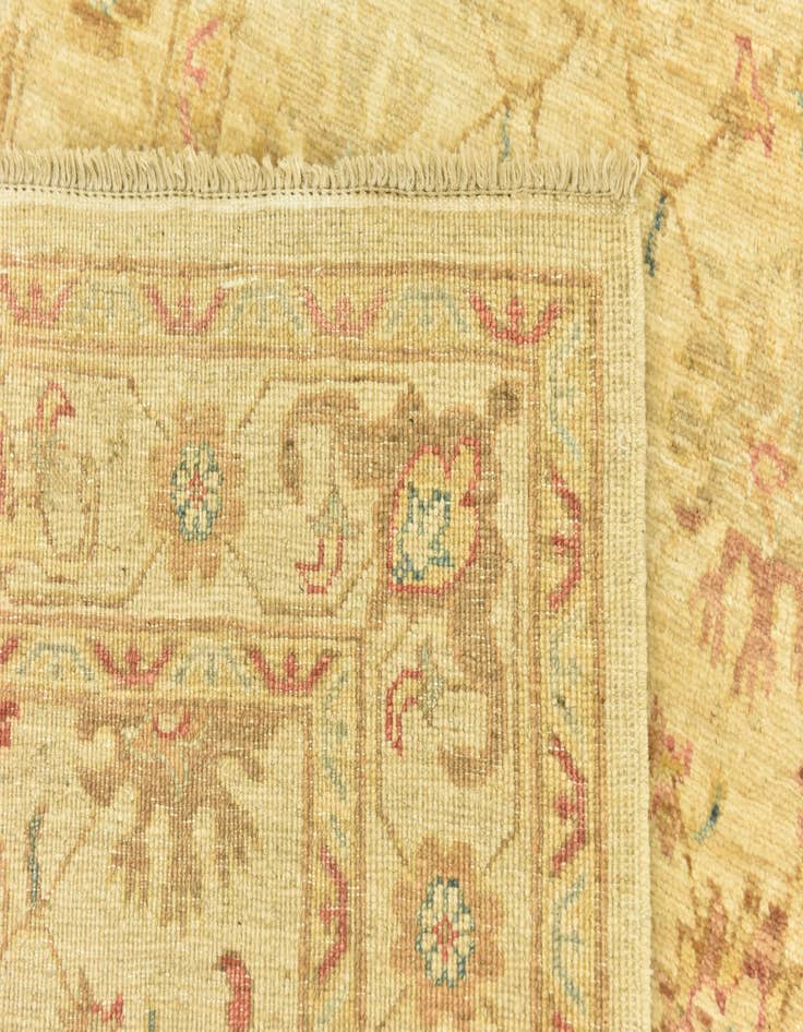 Detail image of  2' 6 x 9' 10  Hand Knotted Peshawar Ziegler Runner Rug