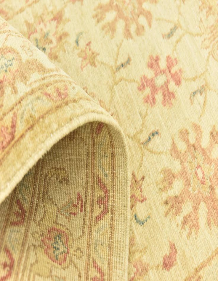Detail image of  2' 6 x 9' 10  Hand Knotted Peshawar Ziegler Runner Rug