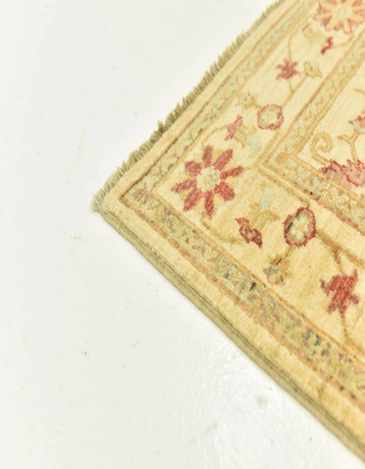 Detail image of  3' x 9' 5  Hand Knotted Peshawar Ziegler Runner Rug