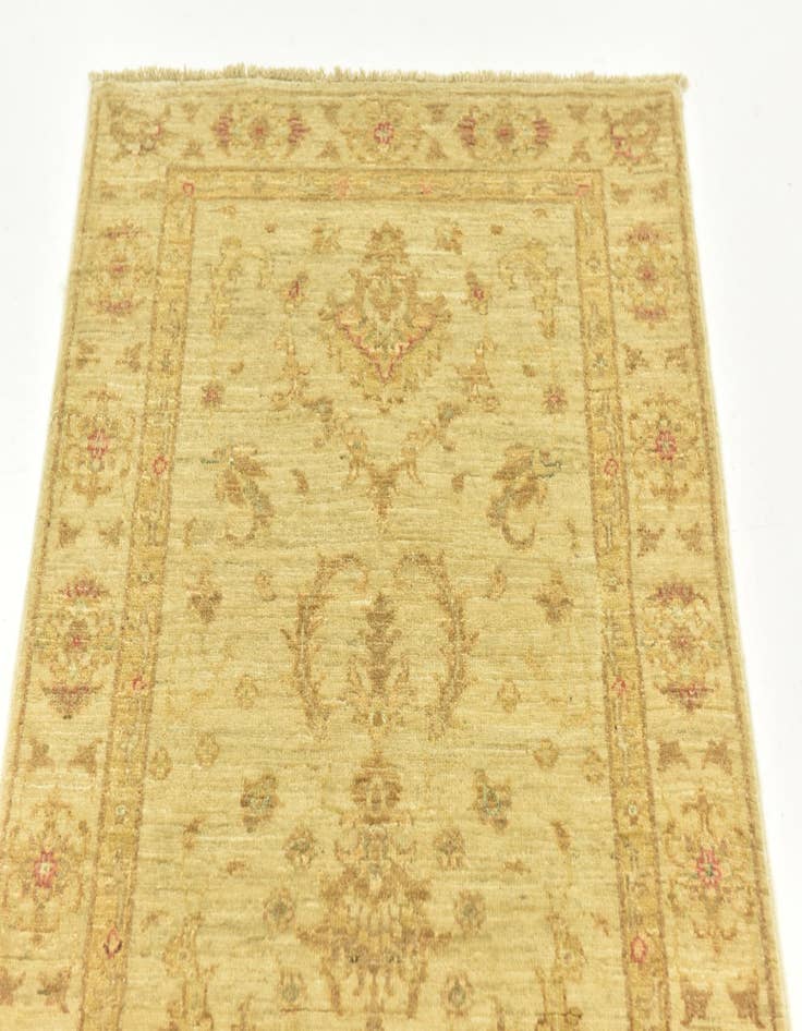 Detail image of  2' 8 x 9' 7  Hand Knotted Peshawar Ziegler Runner Rug