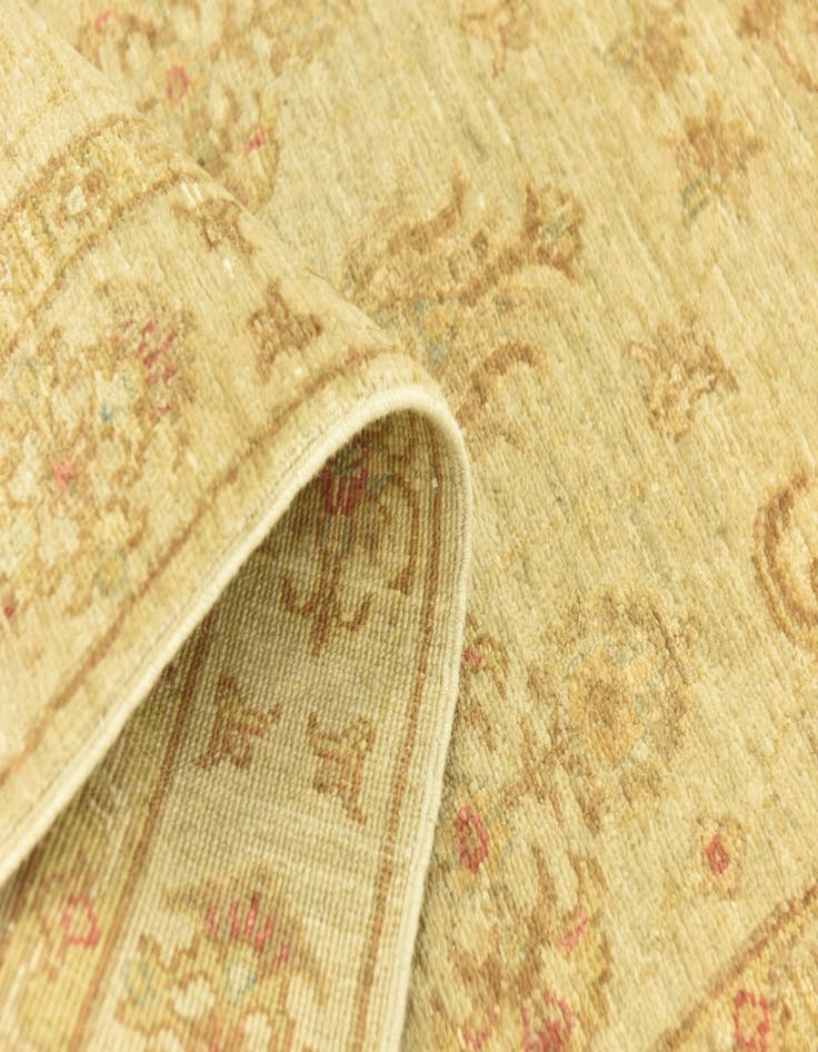 Detail image of  2' 8 x 9' 7  Hand Knotted Peshawar Ziegler Runner Rug