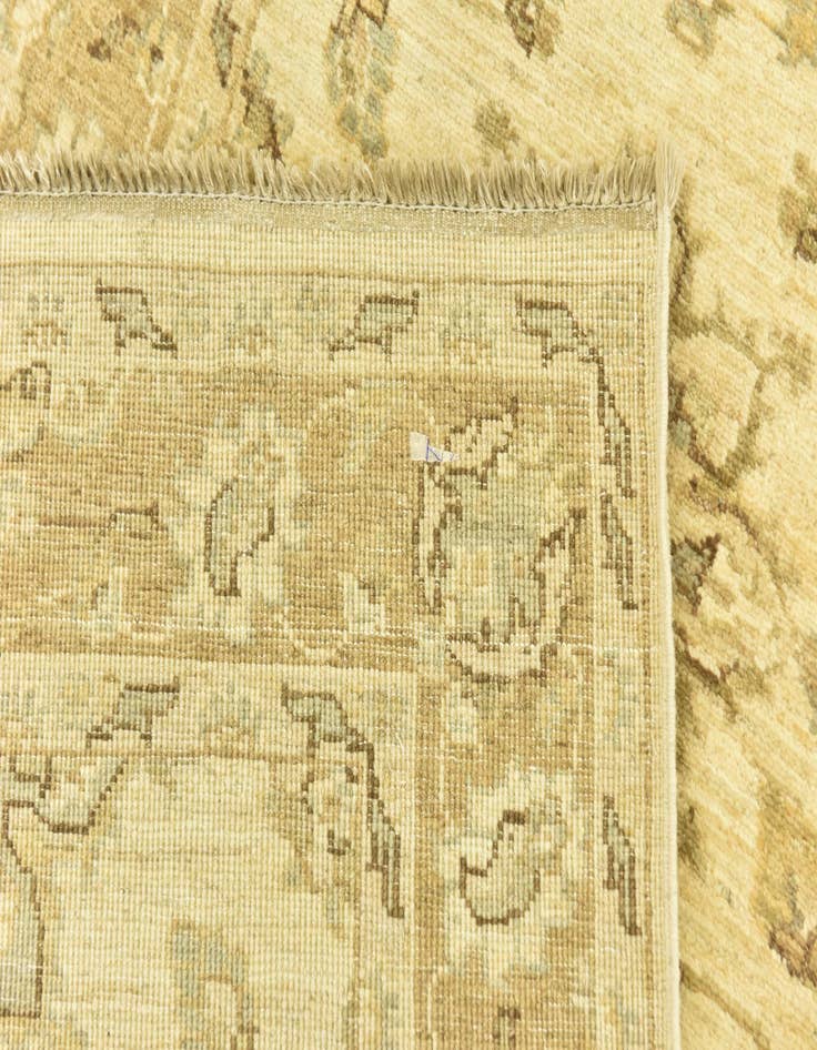 Detail image of  2' 8 x 9' 3  Hand Knotted Peshawar Ziegler Runner Rug