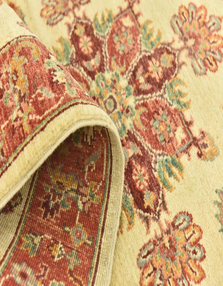Detail image of  2' 8 x 9' 9  Hand Knotted Peshawar Ziegler Runner Rug