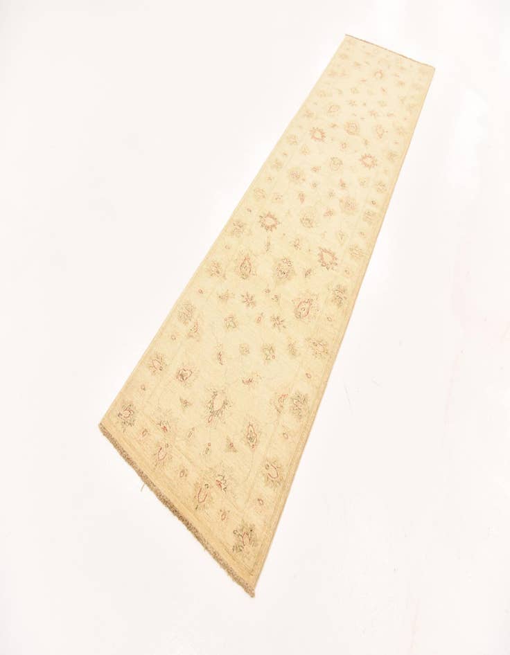 Detail image of  2' 8 x 9' 9  Hand Knotted Peshawar Ziegler Runner Rug