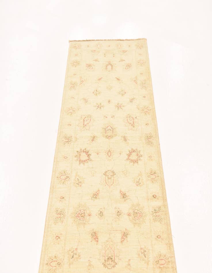 Detail image of  2' 8 x 9' 9  Hand Knotted Peshawar Ziegler Runner Rug