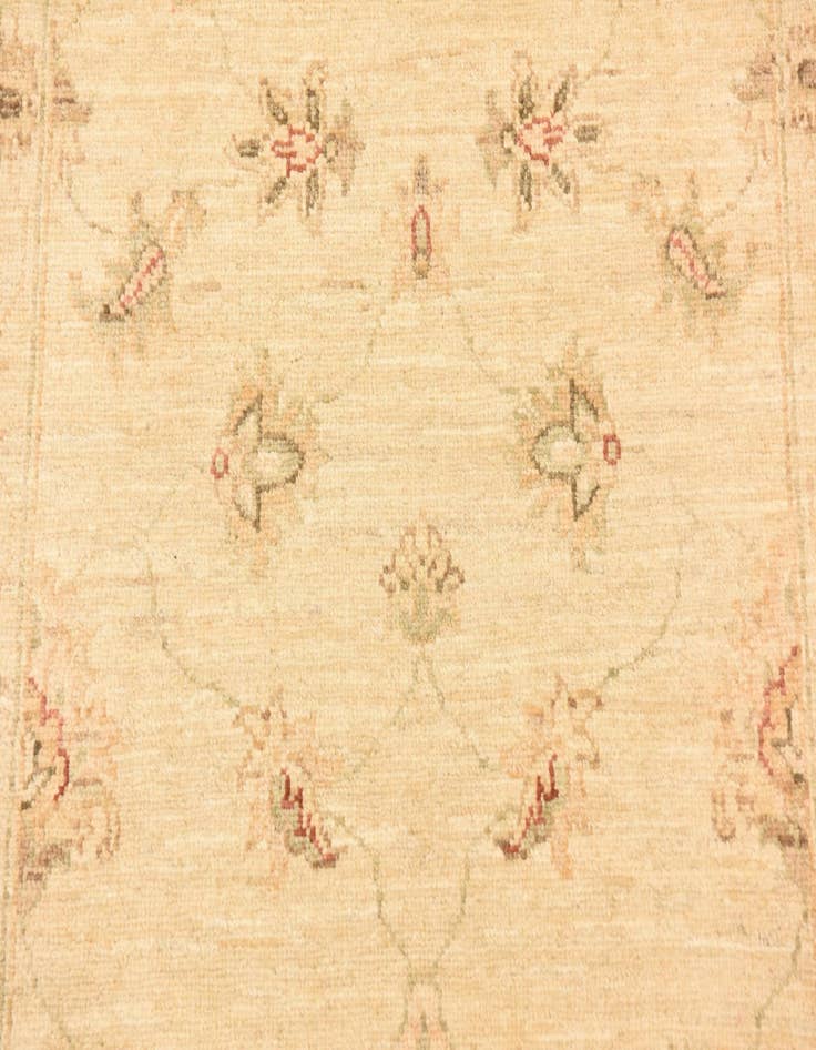 Detail image of  2' 8 x 9' 9  Hand Knotted Peshawar Ziegler Runner Rug