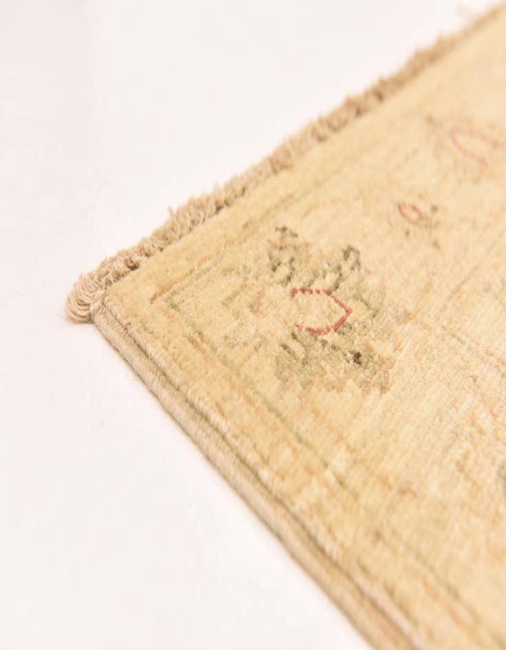 Detail image of  2' 8 x 9' 9  Hand Knotted Peshawar Ziegler Runner Rug