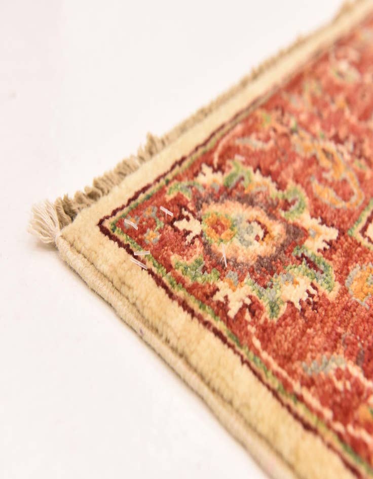 Detail image of  2' 8 x 9' 10  Hand Knotted Peshawar Ziegler Runner Rug