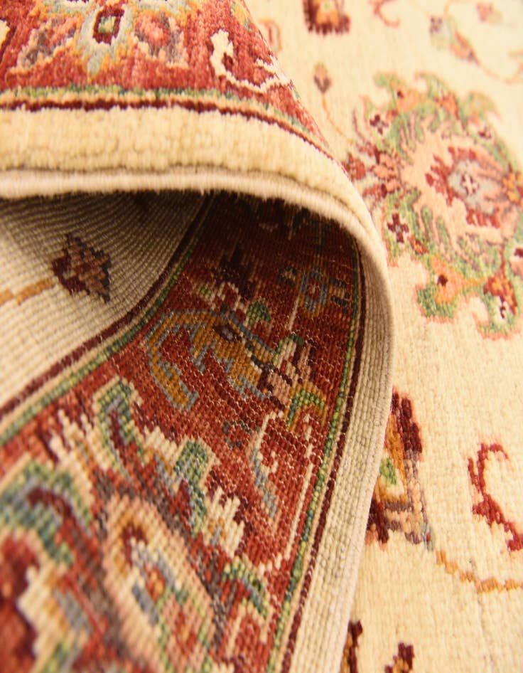 Detail image of  2' 8 x 9' 10  Hand Knotted Peshawar Ziegler Runner Rug