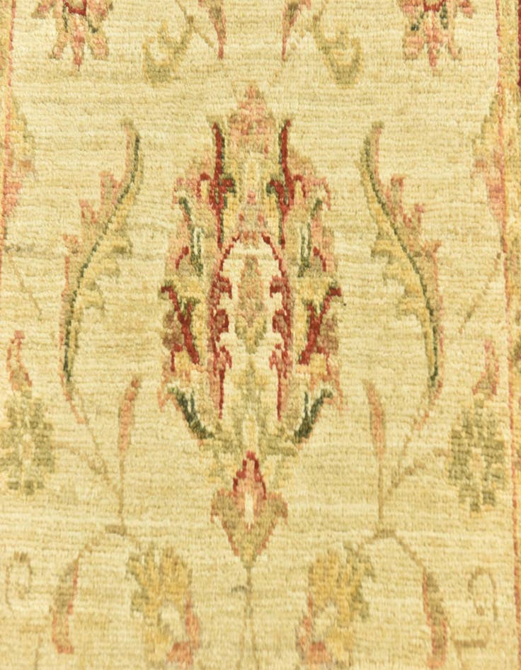 Detail image of  2' 9 x 9' 10  Hand Knotted Peshawar Ziegler Runner Rug