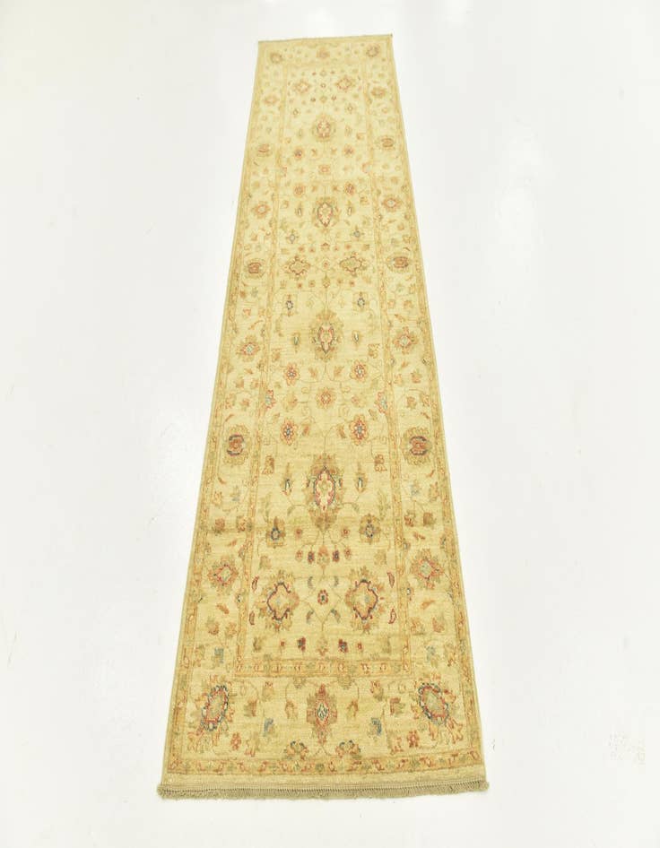 Detail image of 2' 10 x 8' 1 Hand Knotted Peshawar Ziegler Runner Rug