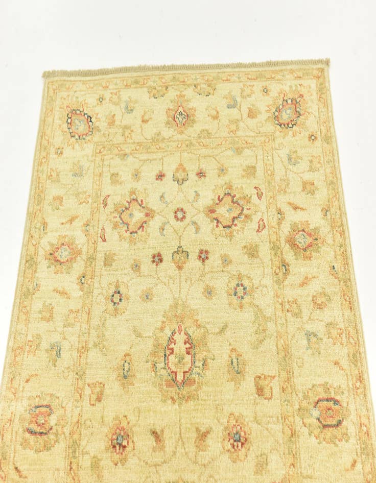 Detail image of 2' 10 x 8' 1 Hand Knotted Peshawar Ziegler Runner Rug