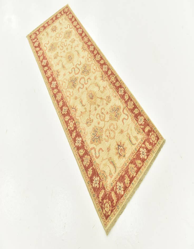 Detail image of  2' 6 x 6' 6  Hand Knotted Peshawar Ziegler Runner Rug