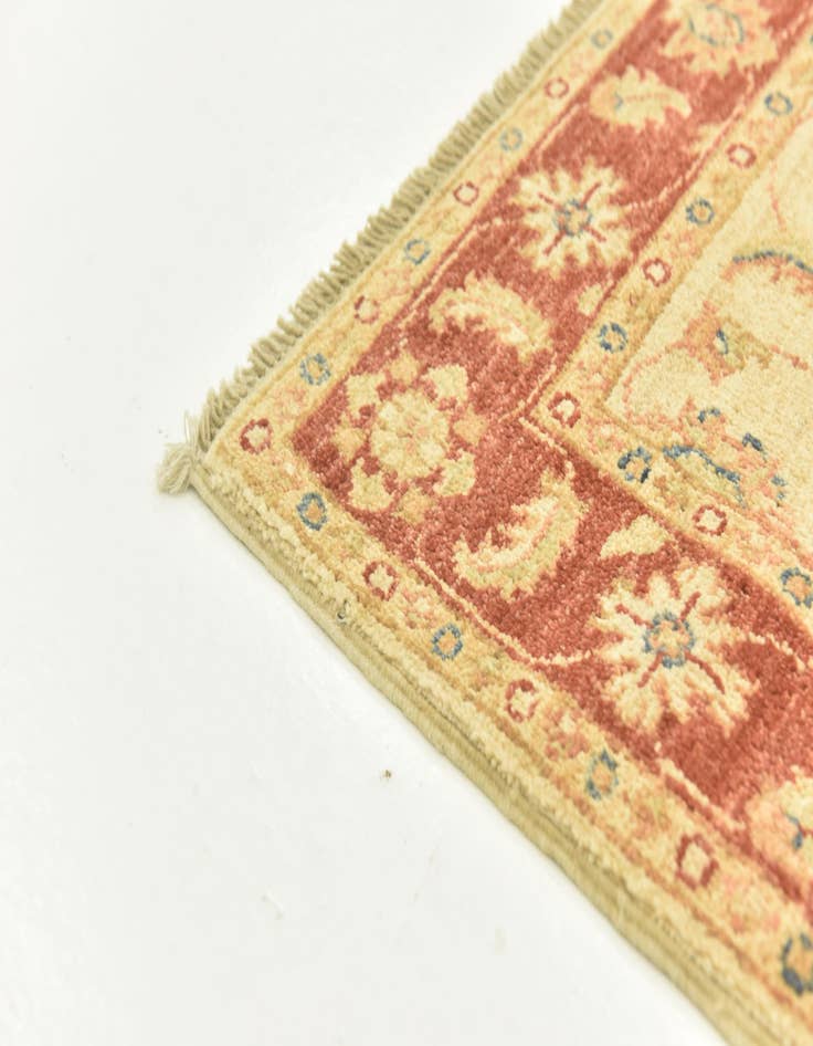 Detail image of  2' 6 x 6' 6  Hand Knotted Peshawar Ziegler Runner Rug