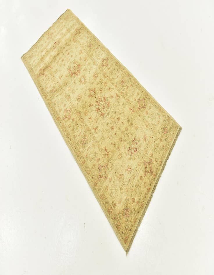 Detail image of  2' 10 x 6' 3  Hand Knotted Peshawar Ziegler Runner Rug