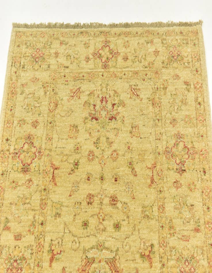 Detail image of  2' 10 x 6' 3  Hand Knotted Peshawar Ziegler Runner Rug