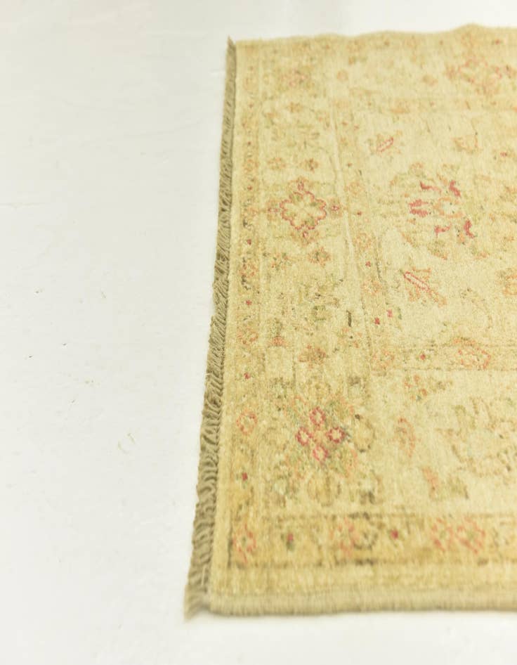 Detail image of  2' 10 x 6' 3  Hand Knotted Peshawar Ziegler Runner Rug