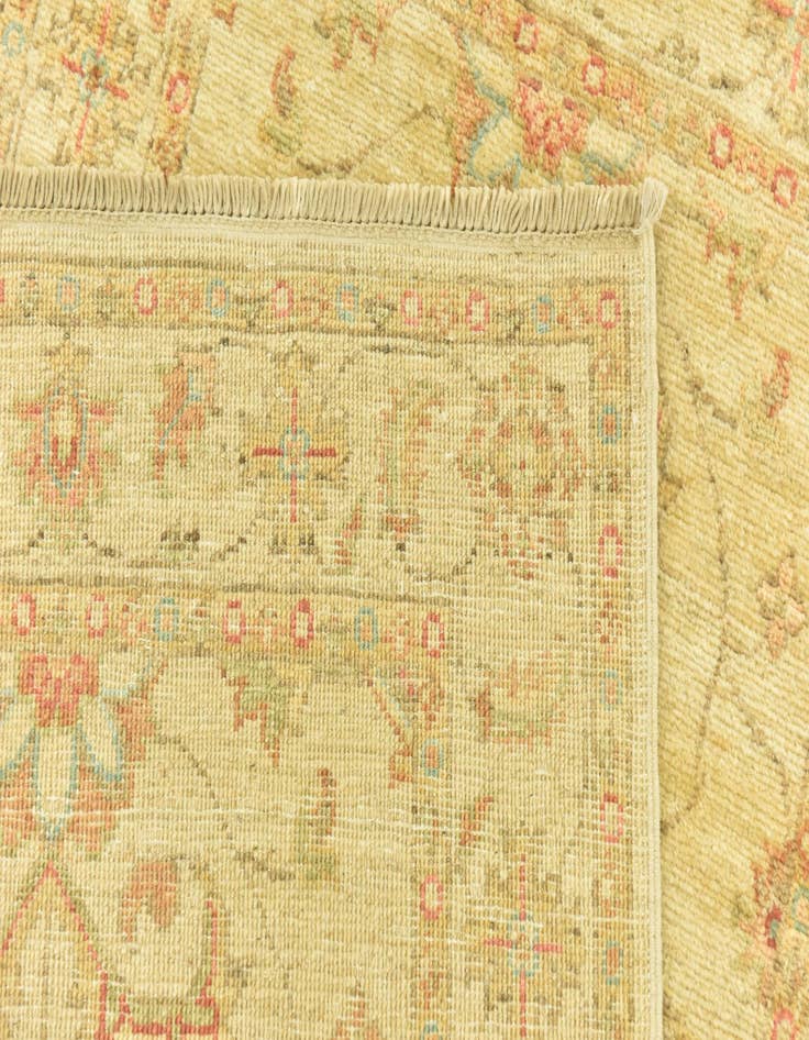 Detail image of  2' 6 x 6' 5  Hand Knotted Peshawar Ziegler Runner Rug