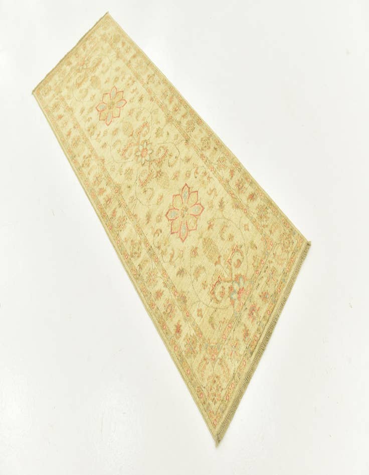 Detail image of  2' 6 x 6' 5  Hand Knotted Peshawar Ziegler Runner Rug