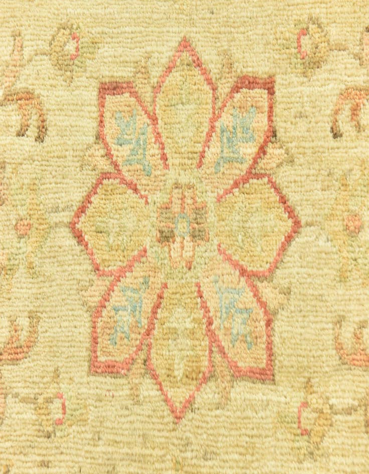 Detail image of  2' 6 x 6' 5  Hand Knotted Peshawar Ziegler Runner Rug