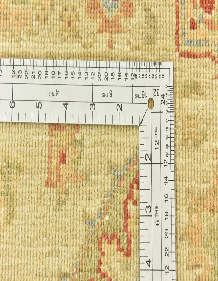 Detail image of 2' 7 x 6' 10 Hand Knotted Peshawar Ziegler Runner Rug