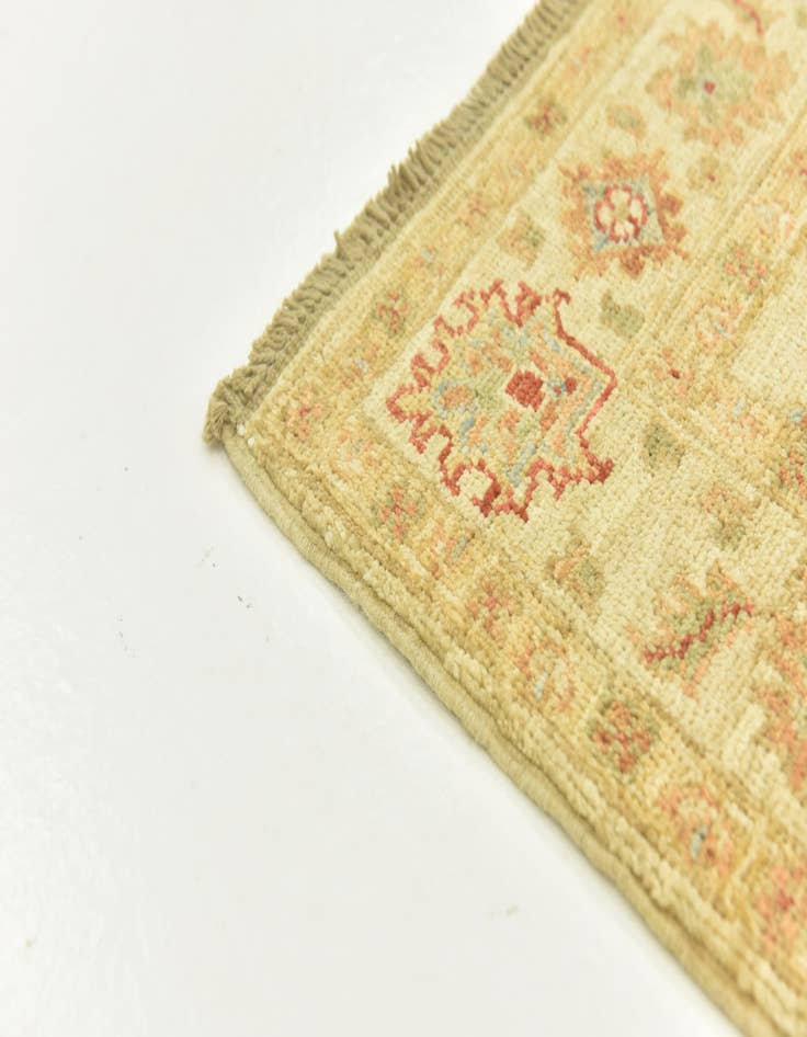 Detail image of 2' 7 x 6' 10 Hand Knotted Peshawar Ziegler Runner Rug
