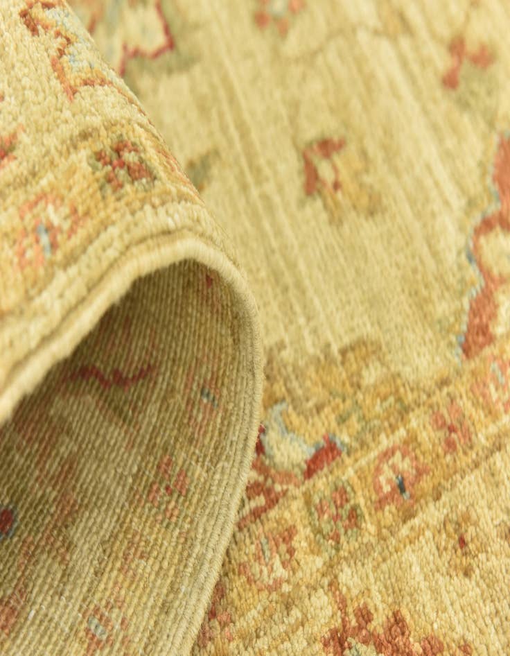 Detail image of 2' 7 x 6' 10 Hand Knotted Peshawar Ziegler Runner Rug