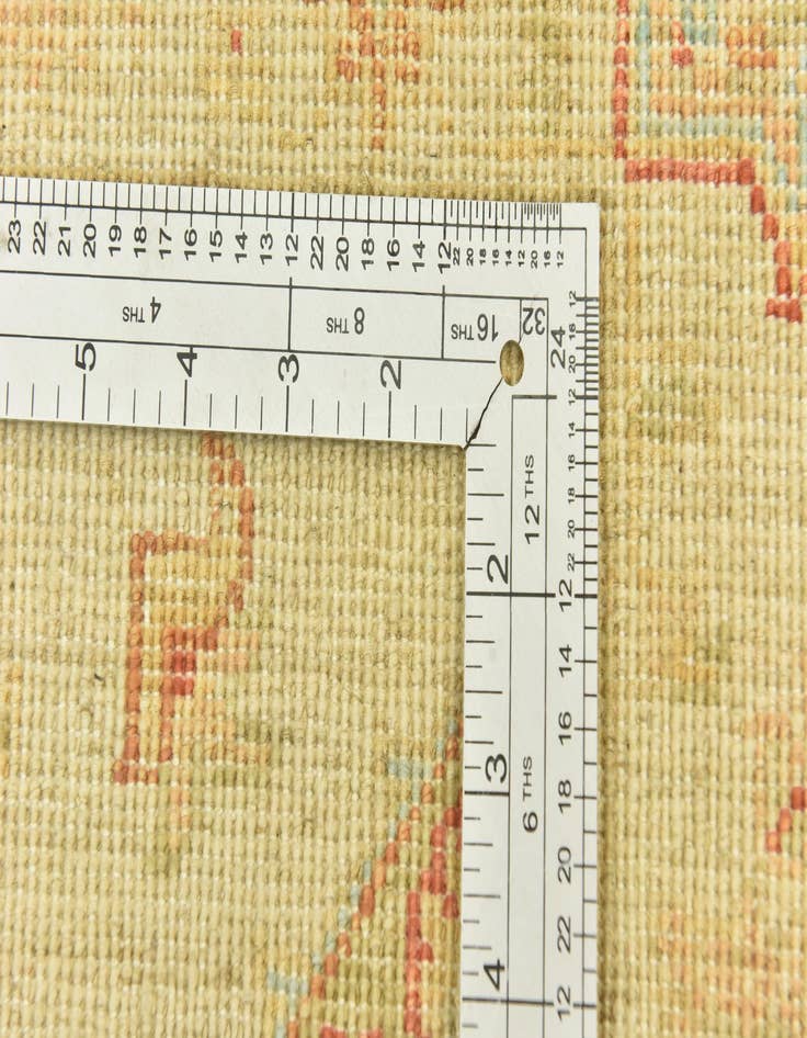 Detail image of  2' 6 x 6' 9  Hand Knotted Peshawar Ziegler Runner Rug