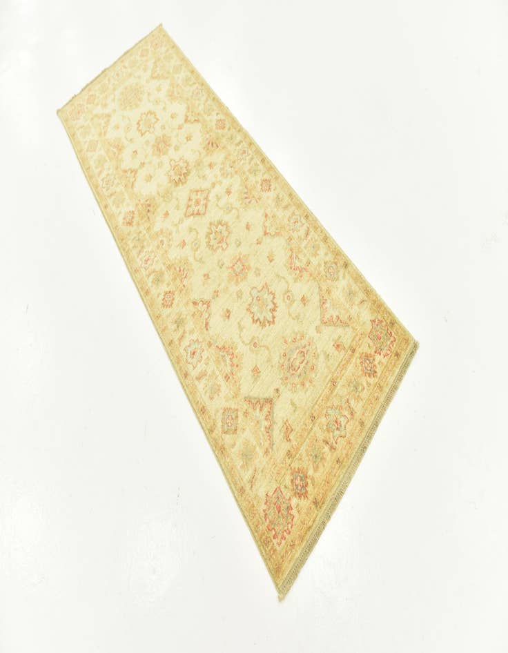 Detail image of  2' 6 x 6' 9  Hand Knotted Peshawar Ziegler Runner Rug