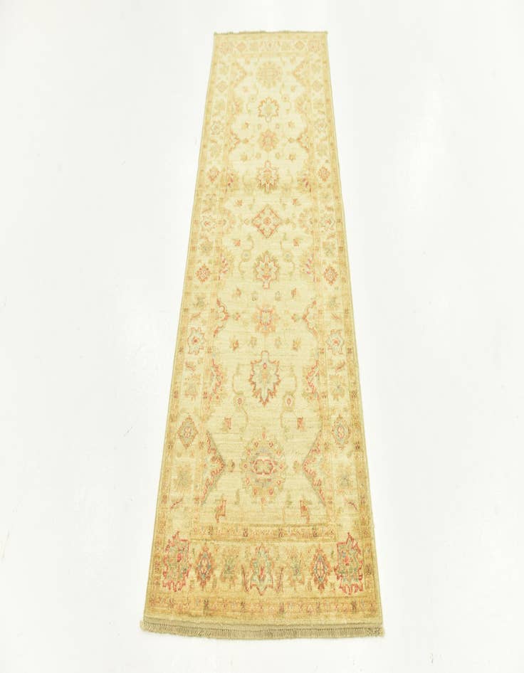 Detail image of  2' 6 x 6' 9  Hand Knotted Peshawar Ziegler Runner Rug