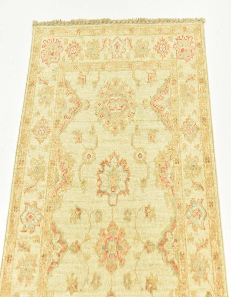 Detail image of  2' 6 x 6' 9  Hand Knotted Peshawar Ziegler Runner Rug