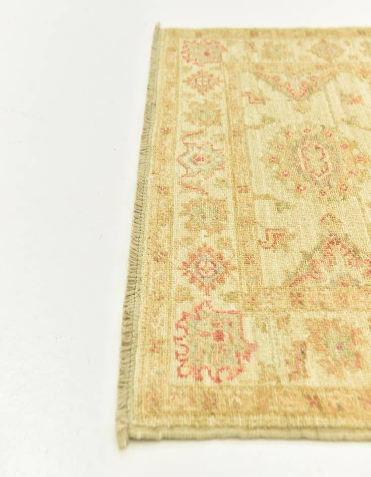 Detail image of  2' 6 x 6' 9  Hand Knotted Peshawar Ziegler Runner Rug